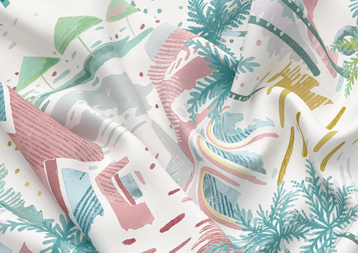 Sunset Boulevard, Brights - Twist&Fit Roman Blind - Image 4